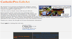 Desktop Screenshot of embryojesus.com